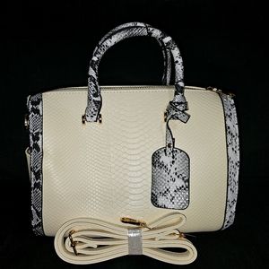 Faux snake style purse